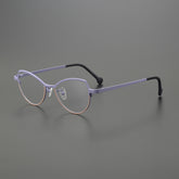 Janan Cat Eyes Titanium Glasses Frame